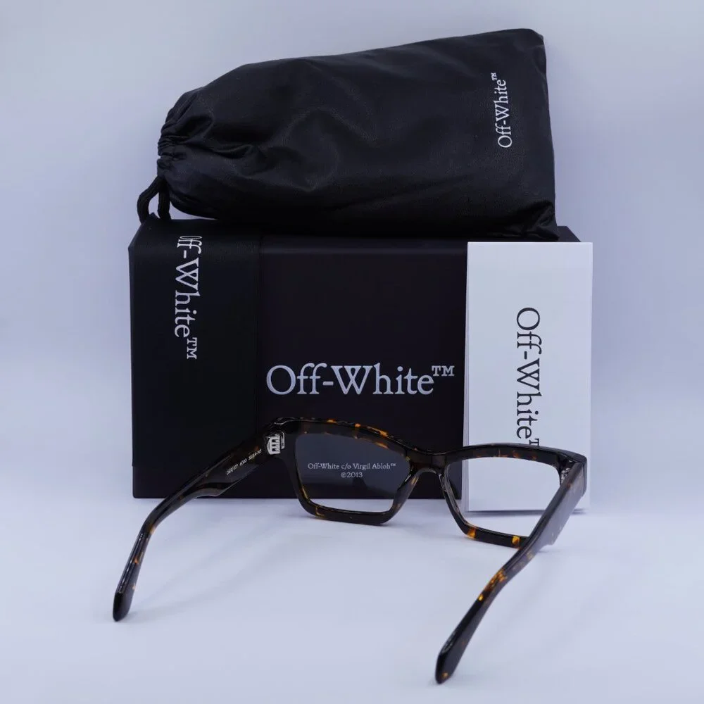 🕶️ New Off-White OERJ077 STYLE 77 6000 Eyeglasses - Havana Frame 55mm